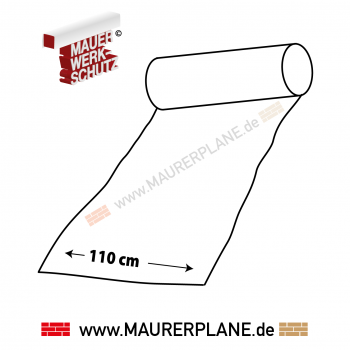 3 Rollen Maurerpl. 30 m x 110 cm (LxB) 720 g/qm